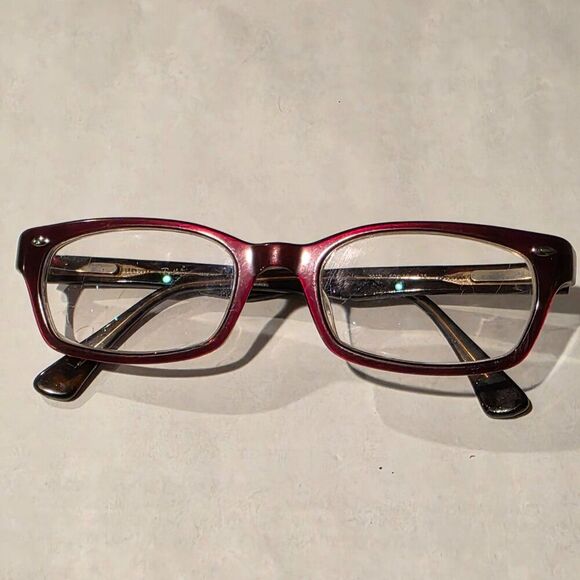 Ray-Ban RB 5150 2023 50 19 135 Dark Red Plastic Frame Eyeglasses w Soft Case RB main image 8